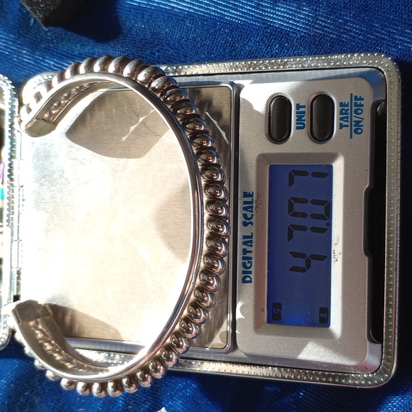 Sterling Silver Twisted Coil Cuff Bracelet Stamped Sterling - Picture 13 of 16